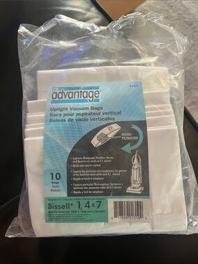 Bissell Advantage Upright Vacuum Bags - White